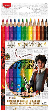 Colour Pencils Harry Potter X  X12 Cardboard Box MAPED 832053